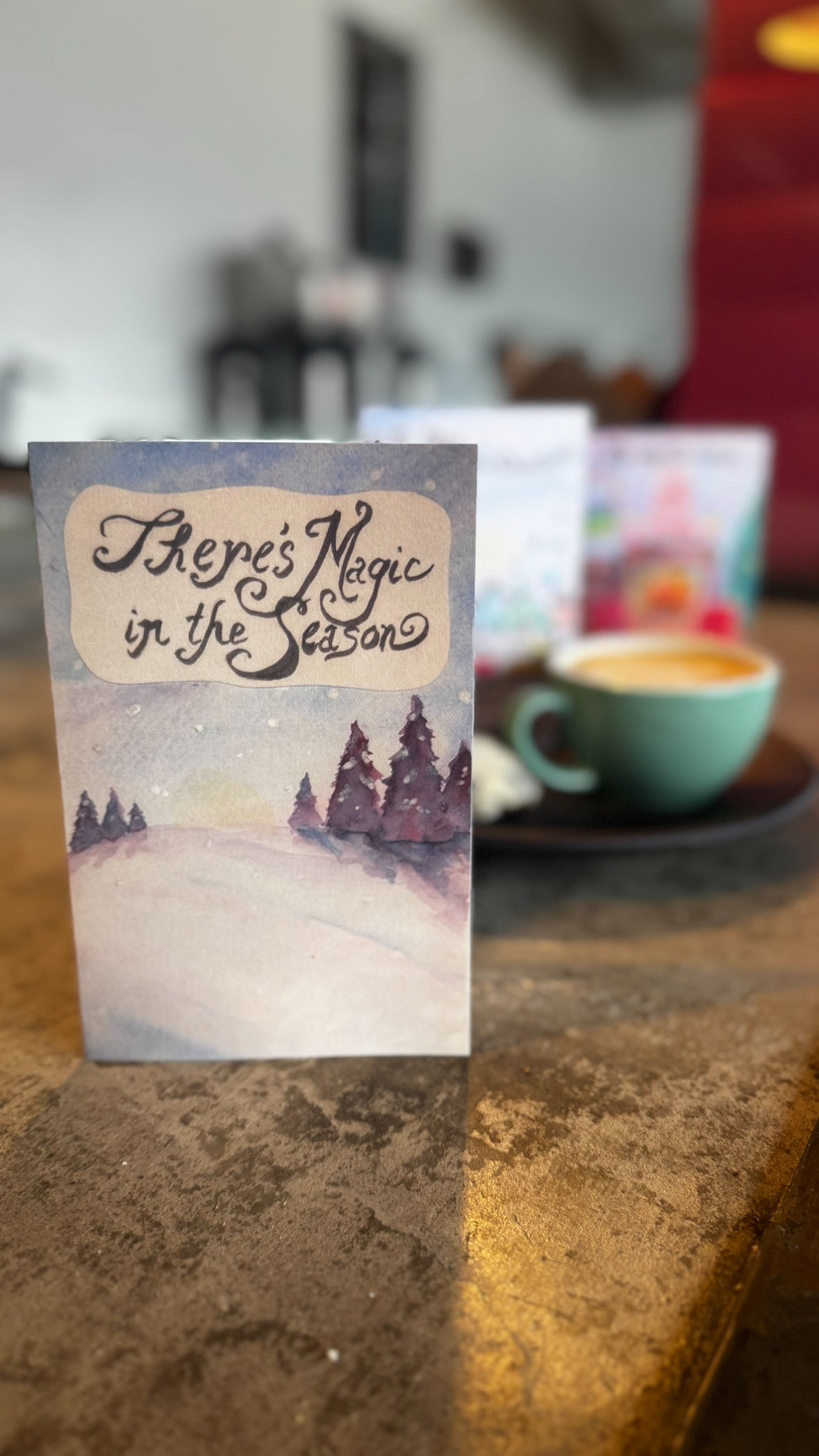 Watercolor Holiday Card Set