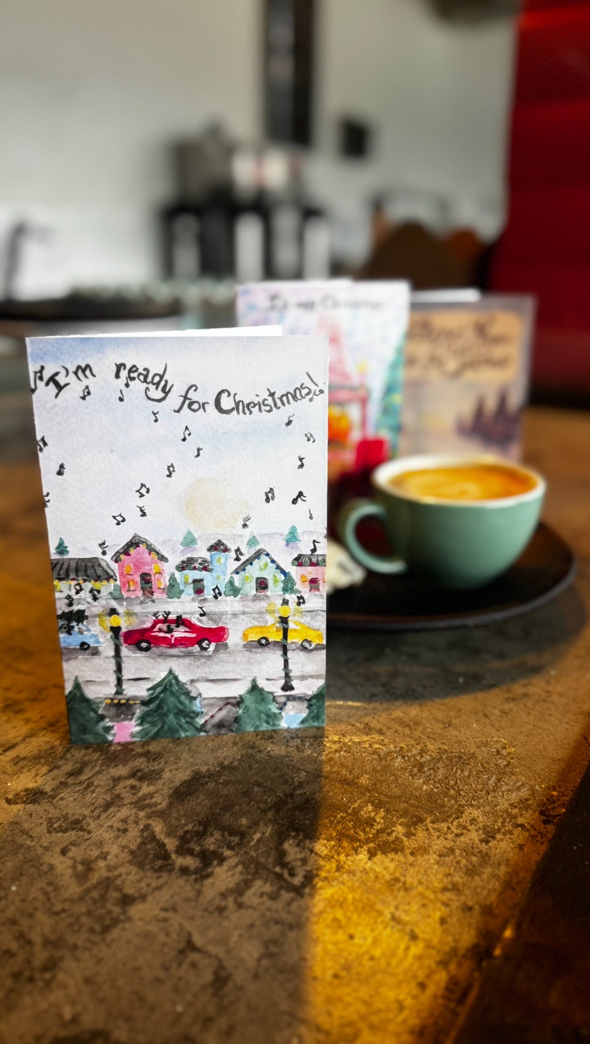 Watercolor Holiday Card Set